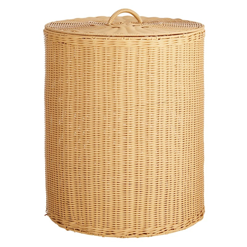 Round Laundry Hamper with Removable Lid, Large | At Home