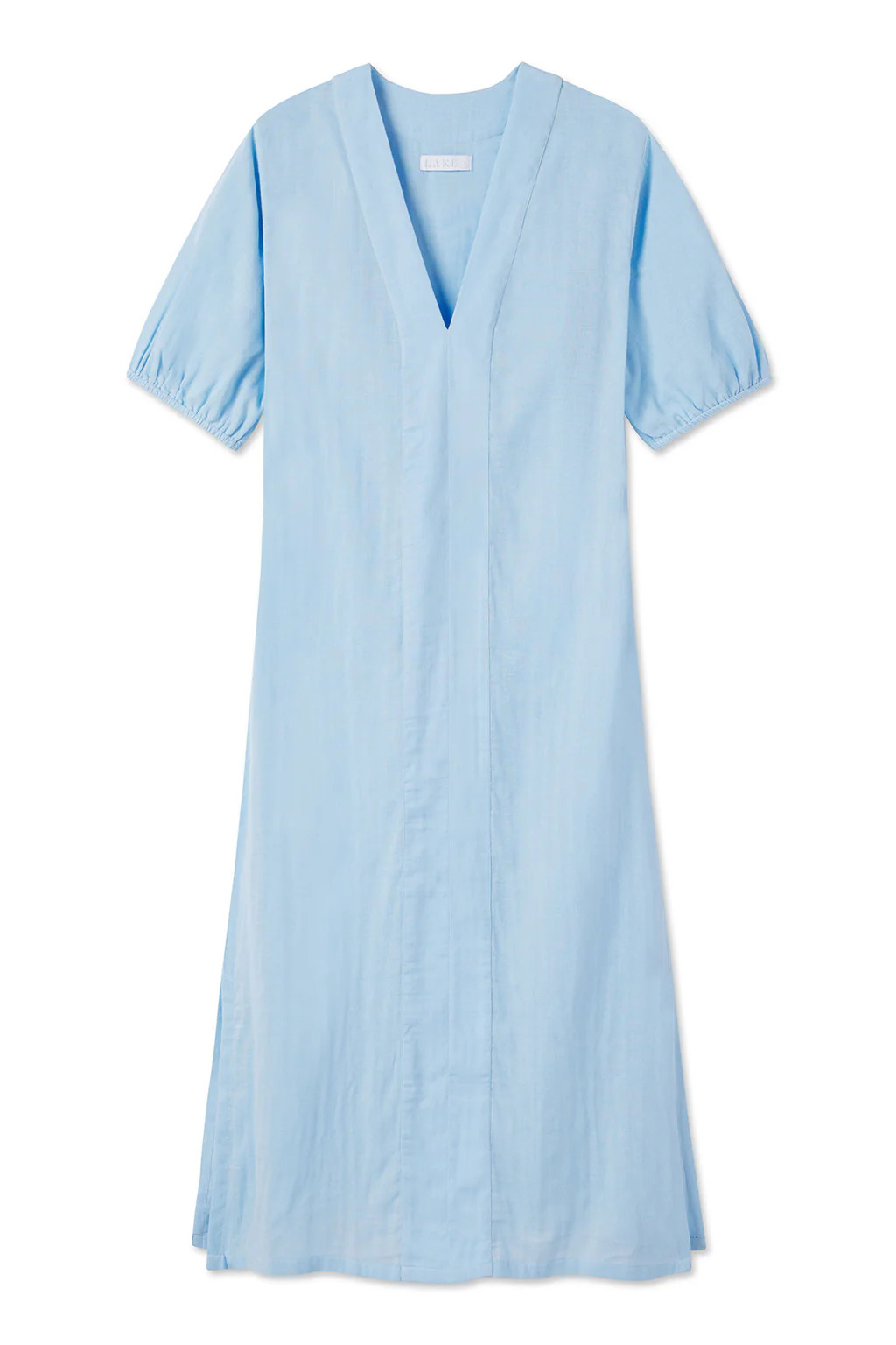 Gauze Caftan in Morning Blue | Lake Pajamas