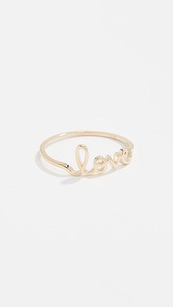 14k Love Ring | Shopbop