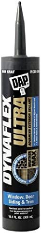 DAP Gr DYNAFLEX Ultra 7079818215 Advanced Exterior Sealant, Iron Gray, 40 to 100 deg F, 10.1 oz C... | Amazon (US)