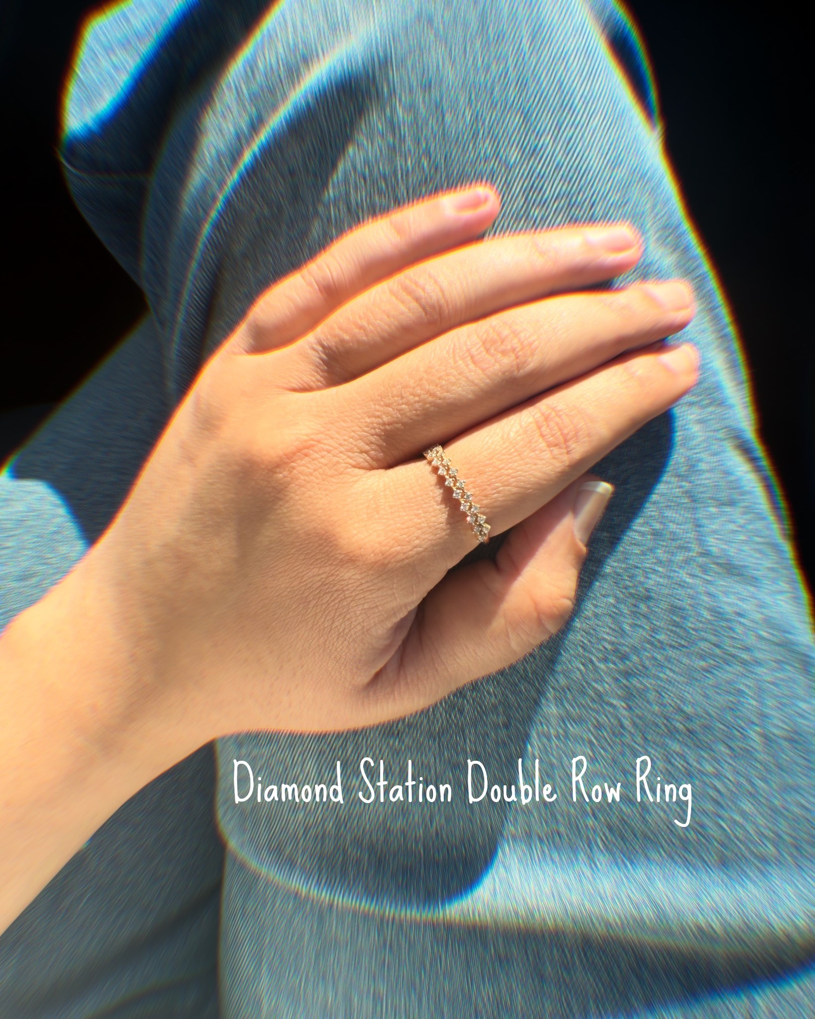 Finally bought this beautiful Diamond Station Double Row Ring😍❤️ 

#LTKStyleTip #LTKWedding #LTKParties