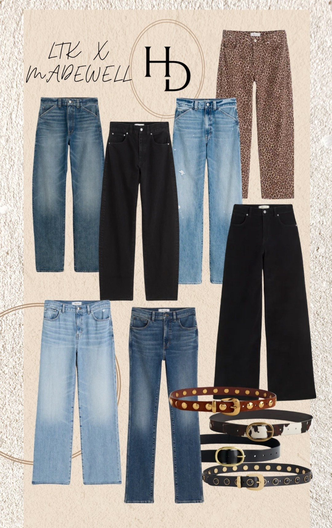 Madewell jeans // barrel leg // wide leg // skinny jeans // belts // studded belts // leopard print // jeans // denim // sale // tts

#LTKxMadewell #LTKStyleTip
