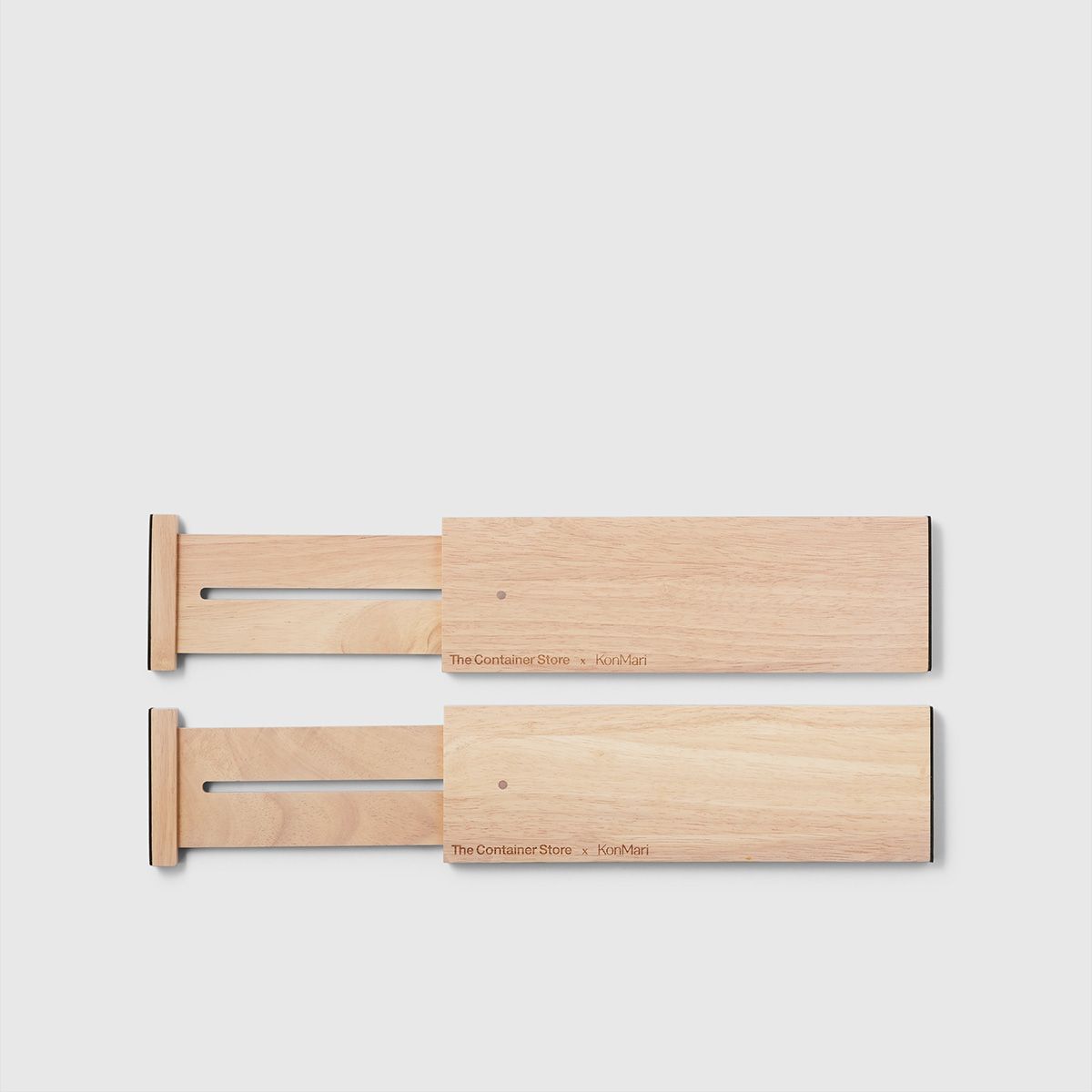 Marie Kondo Ash Wood Dresser Drawer Dividers Set of 2 | The Container Store
