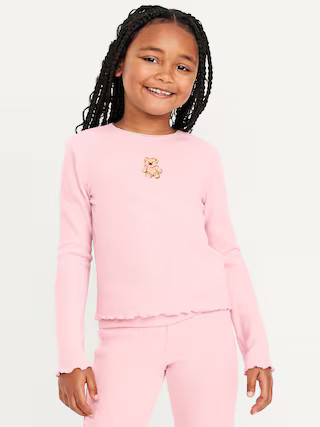 CozePlush Long-Sleeve Graphic T-Shirt for Girls | Old Navy (US)