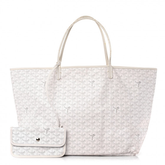 GOYARD Goyardine Saint Louis GM White | FASHIONPHILE (US)