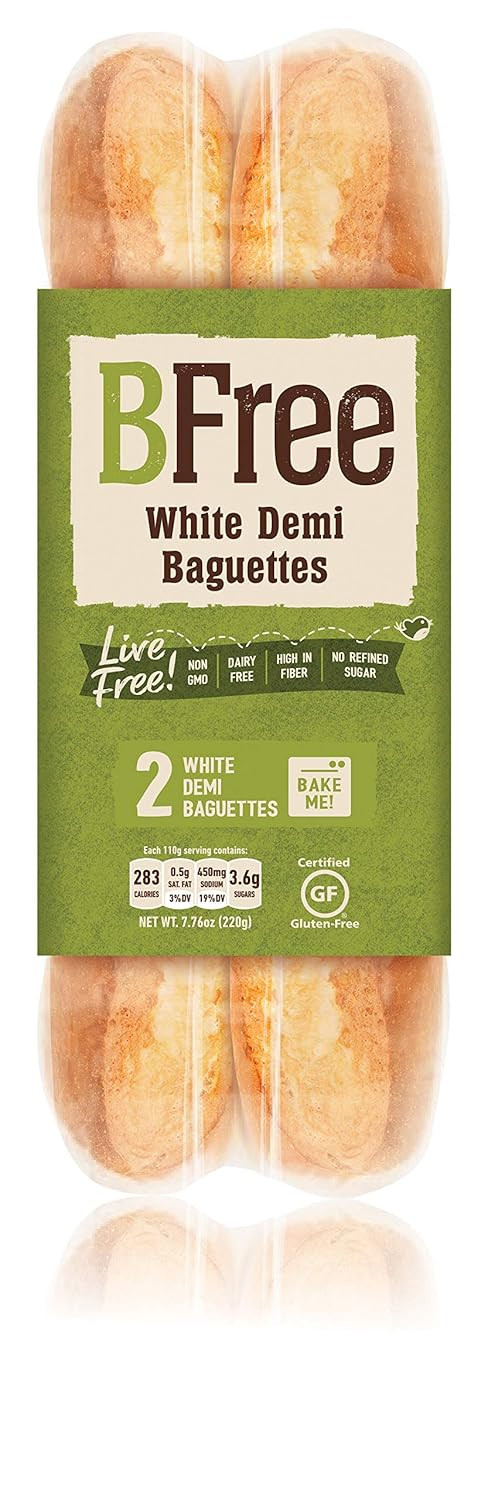 BFree Foods Bake at Home Gluten Free Baguettes -bread – Par Baked Baguettes - 2 Per Pack, 7.76 ... | Amazon (US)