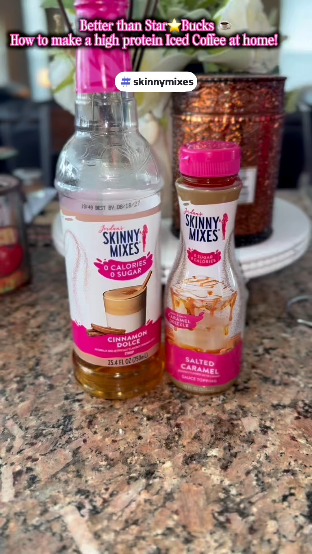 If you’re looking to upgrade your at home coffee game, Skinny Mixes is perfect! It has no calories, carbs, or sugar! But all the taste🙌 #skinnymixes #beyourownbarista #icedcoffee #sugarfree

#LTKHome #LTKfoodie #LTKValentine