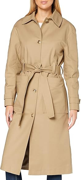 Amazon Brand - find. Women's Trench Belted Coat | Amazon (UK)