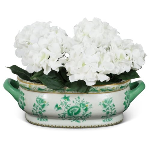 ChinaFurnitureOnline Verdant Chinoiserie Floral Chinese Footbath Planter | Amazon (US)