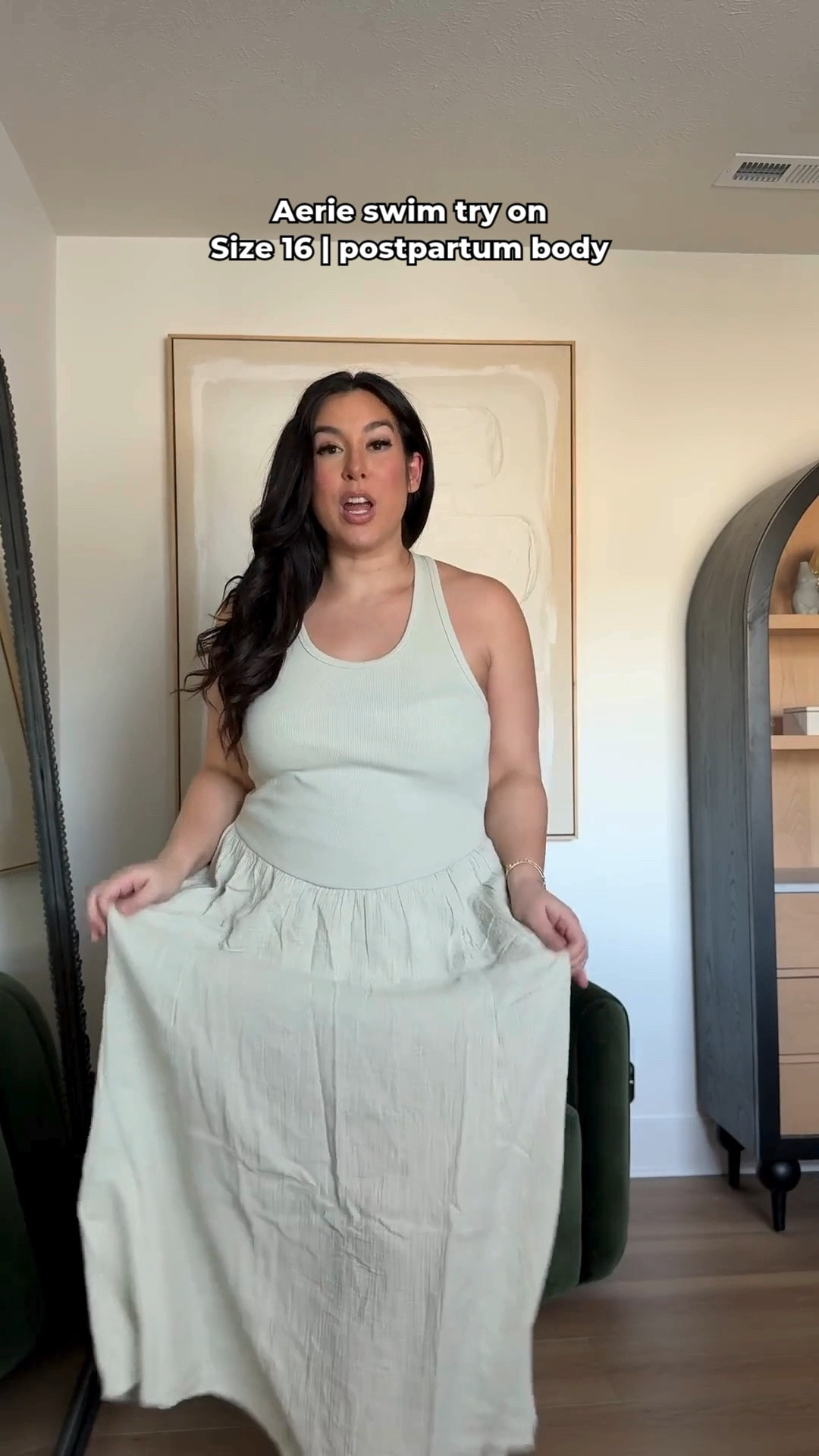 @Aerie midsize dress! Obbsesed with the fit of this, the silhouette is so flattering. Can be styled up or down! Size 14/16 | XL 🤍


#LTKMidsize #LTKootd #LTKSeasonal