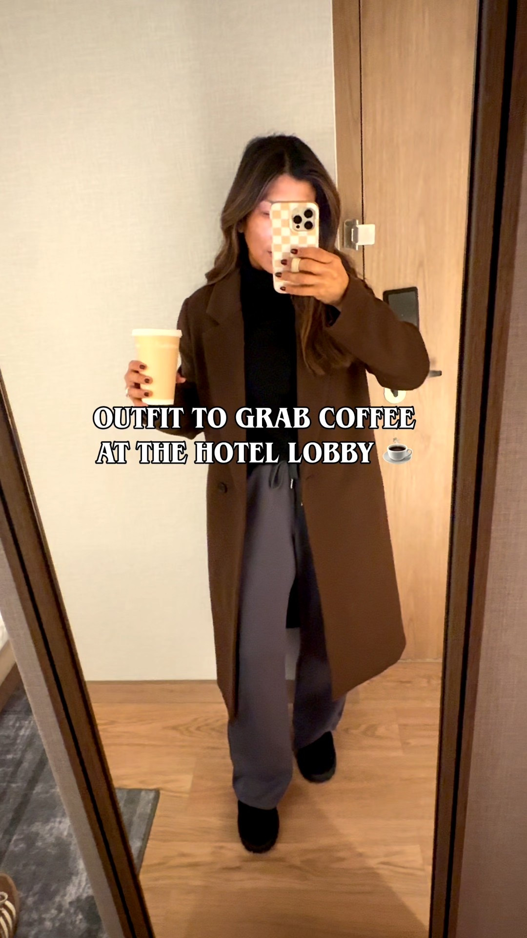 I’m 5’2” 118#ish for reference 
Wool coat in small tts.
Cashmere turtleneck in small tts.
Pants are part of a set(my airport outfit) in XS( color is Dark Storm).
Boots tts.
What I wore for winter outfit in Europe as a midlife woman, Fashion over 50, petite fashion. 

#LTKOver40 #LTKHoliday #LTKPetite