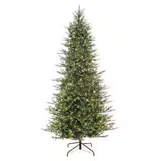 7.5 ft. Grand Duchess Twinkling Balsam Fir Slim LED Pre-Lit Artificial Christmas Tree T25 | The Home Depot