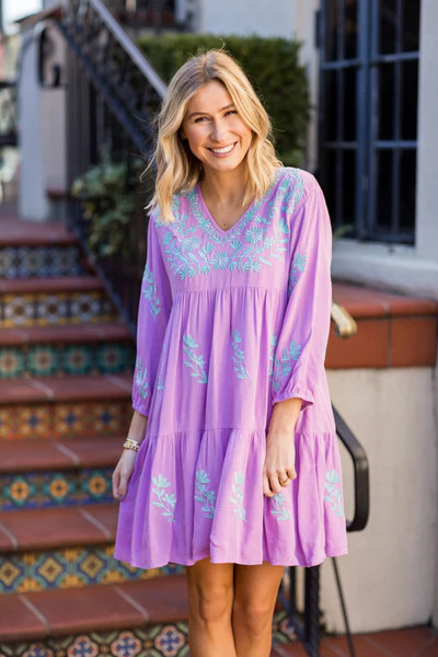 The Madeline Dress - Lilac | J.Marie