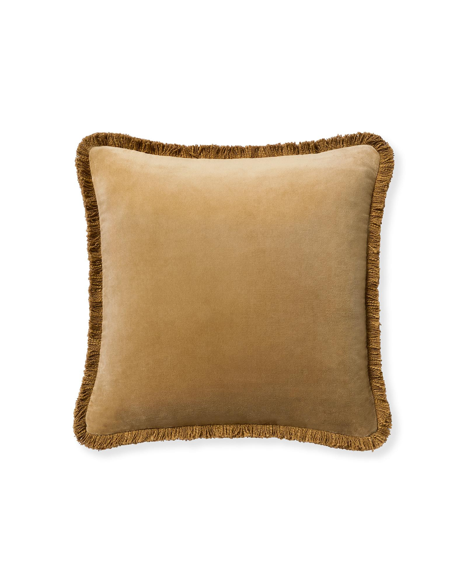 Bowden Velvet Pillow Cover | Serena and Lily