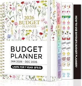 2026 Budget Planner, January 2026 - December 2026, Monthly Budget Book with Expense Tracker Noteb... | Amazon (US)