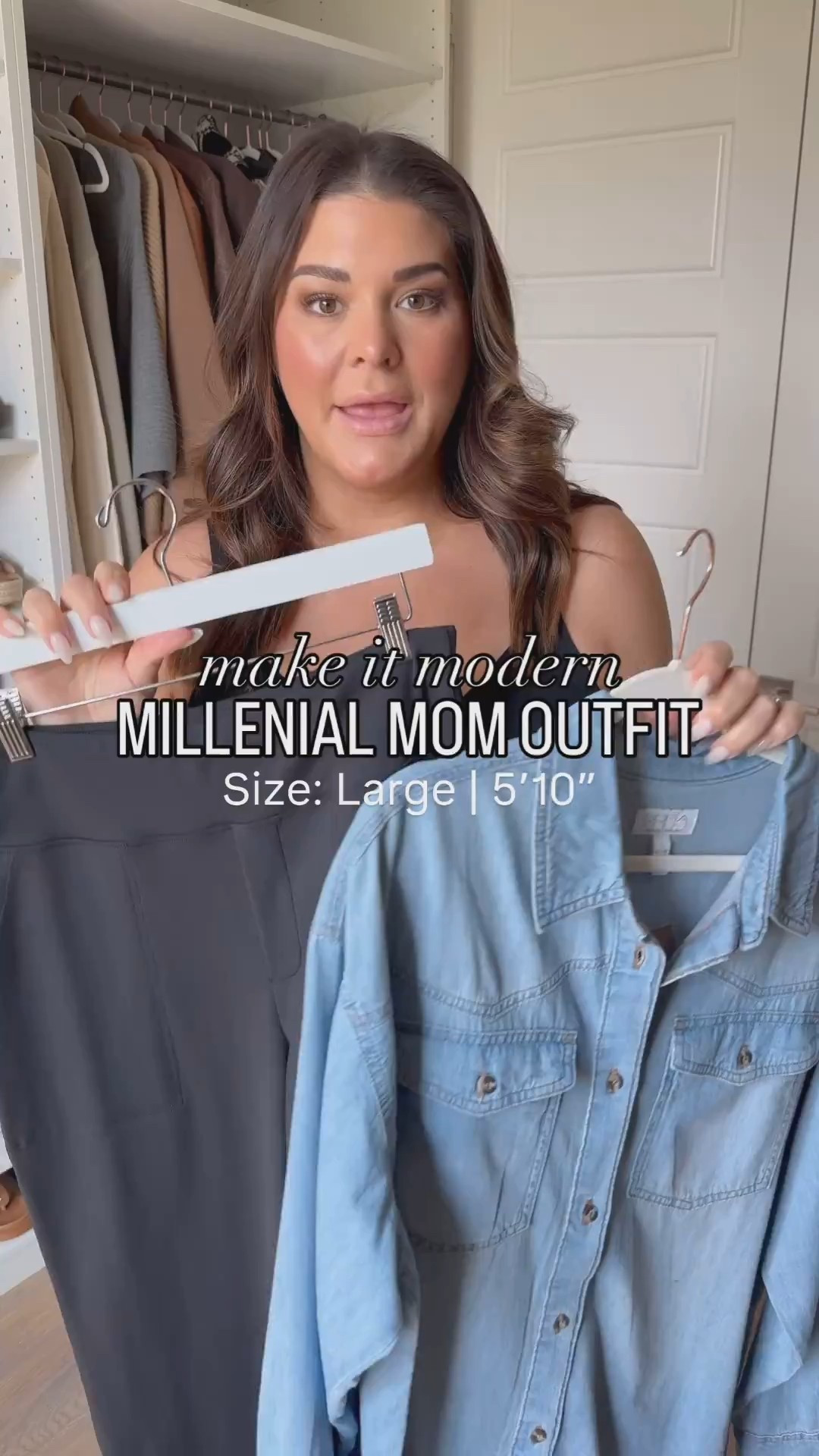 While I do love my millennial leggings, I HAD to try these wide leg pants that are basically a legging work pant hybrid. These are such a great staple and so versatile. Should I do a video where I share how to create a bunch of different outfits with them?!

Shirt: Large
Tank: M/L
Pants: Large 33” Inseam

millennial fashion, mom style, leggings outfit, Amazon fashion, midsize style, midsize mom style, updating my wardrobe, trendy style, cozy style, school pickup outfit

#LTKootd #LTKgrwm #LTKMidsize