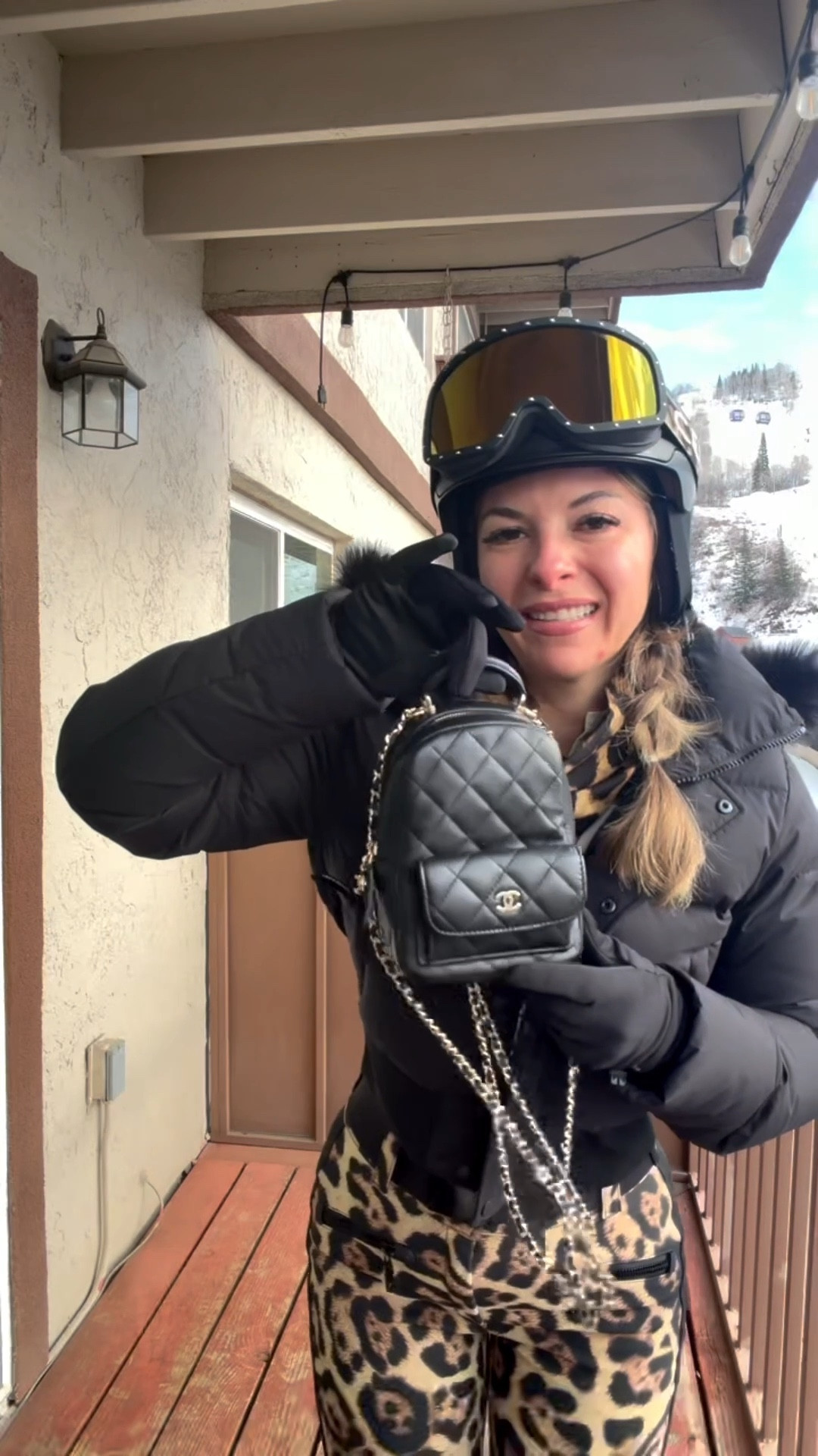 Ski weekend look leopard ski pants with black fur lined puffer jacket and ski accessories. 

Saks code: freeship

Wearing my usual smalls/2
Size 38 in leopard pants 

Ski suit
Winter vacation
Skiing
Winter sports
Base layer 
Leopard ski pants
Black puffer
Ski accessories 


#LTKTravel #LTKdayinmylife #LTKHoliday