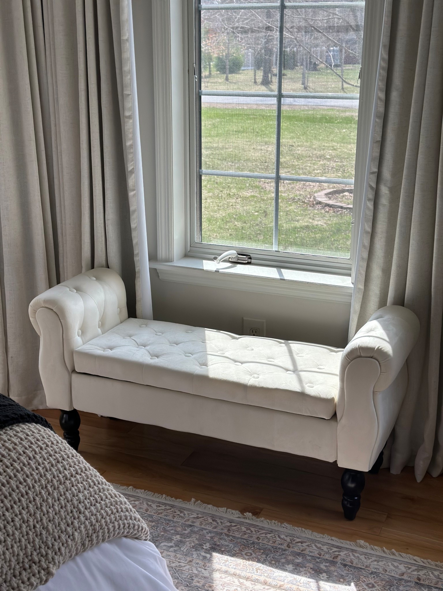 Cute storage bench from Wayfair next to ba windows 

#LTKHome