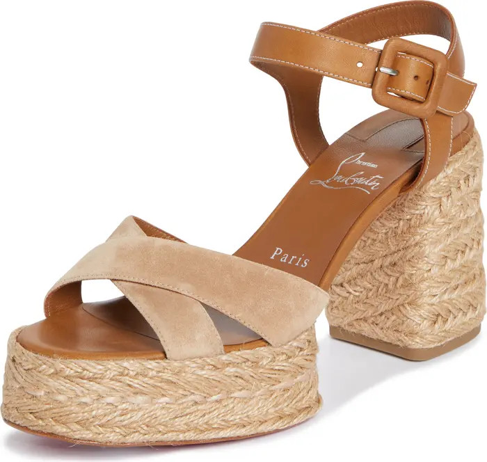 Christian Louboutin Calakala Espadrille Platform Sandal (Women) | Nordstrom | Nordstrom