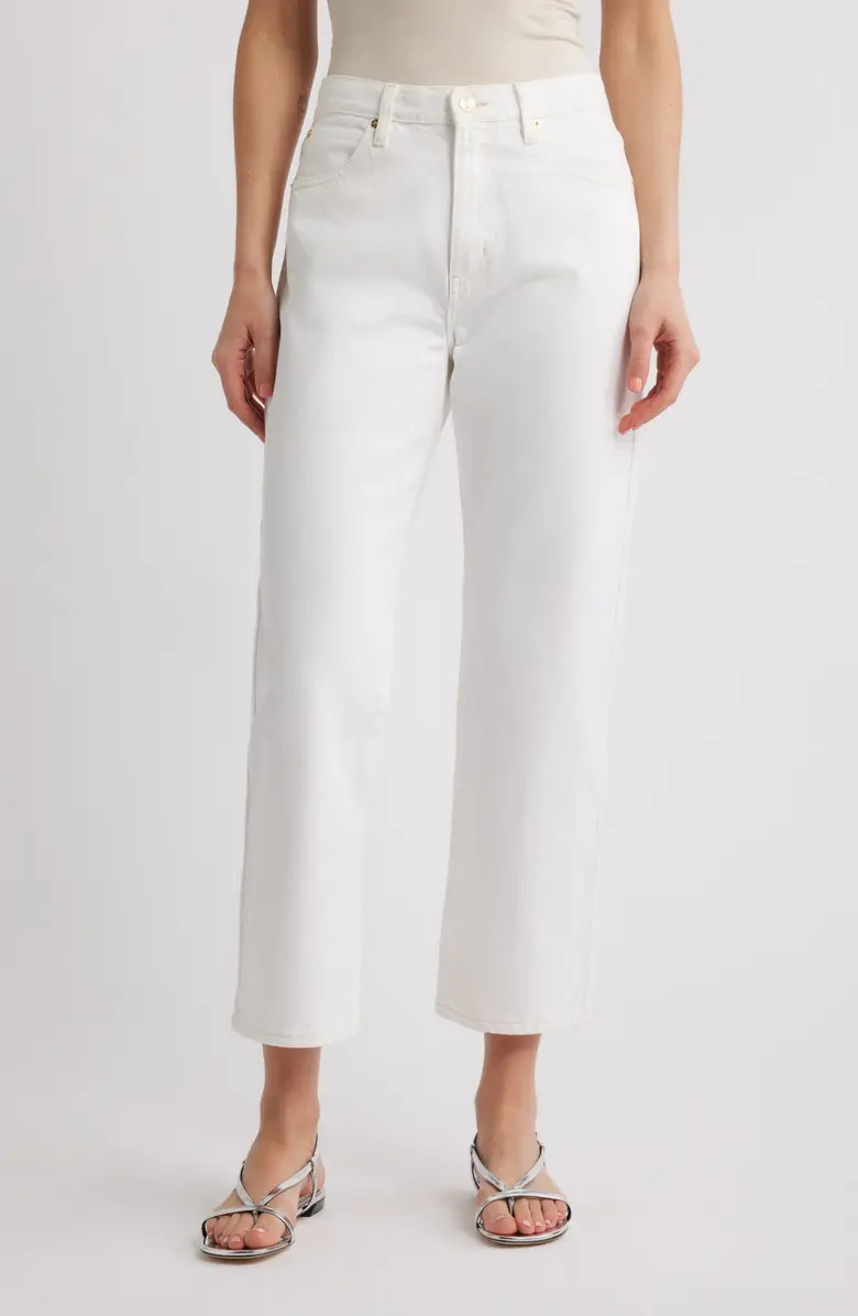FRAME The Hang High Waist Ankle Straight Leg Jeans | Nordstromrack | Nordstrom Rack