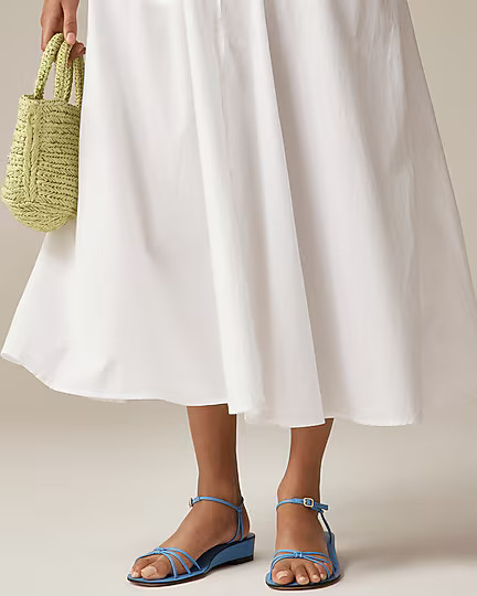 Cerise shirtdress in cotton poplin | J. Crew US