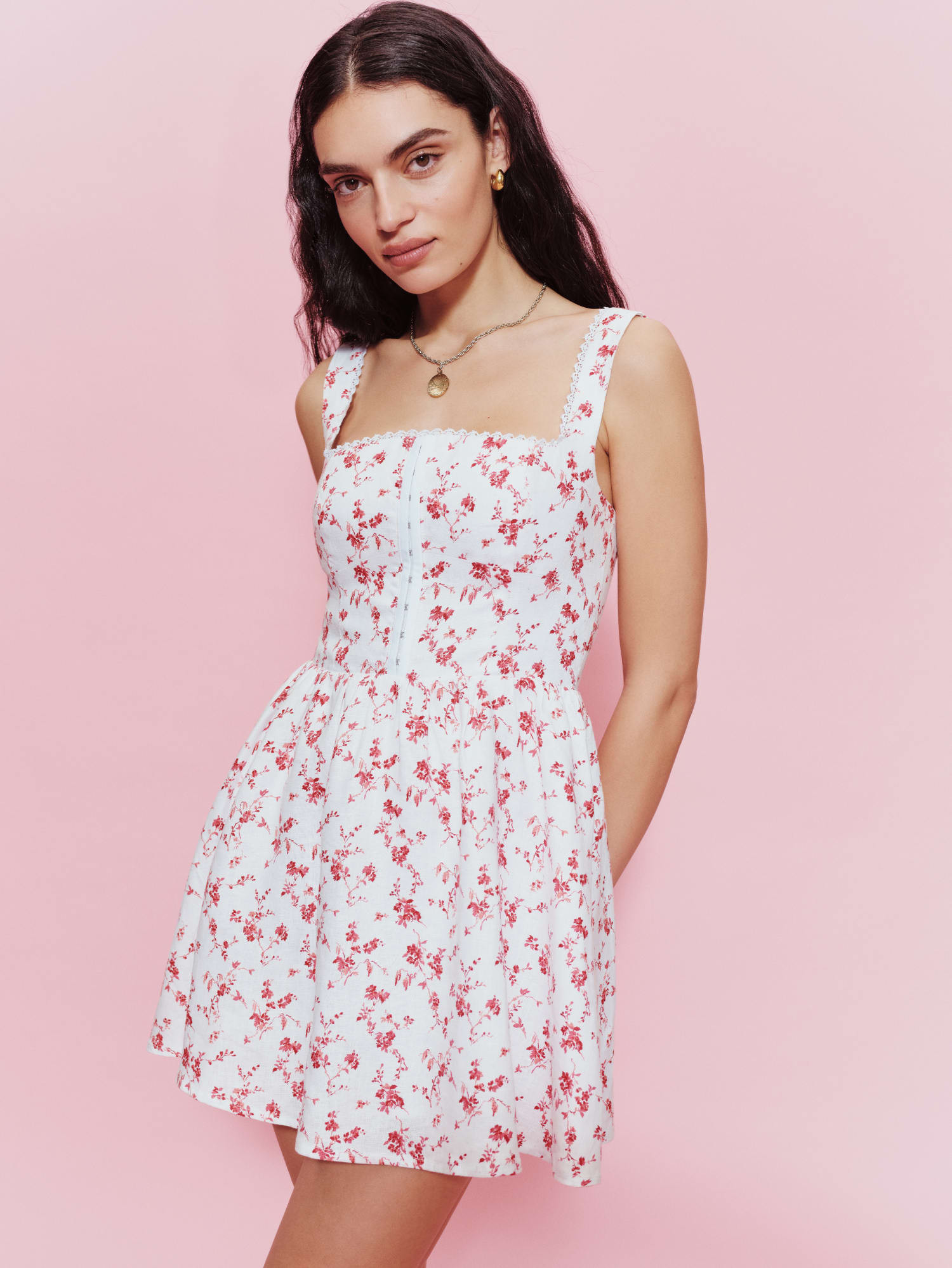 Sheri Linen Dress | Reformation (Global)
