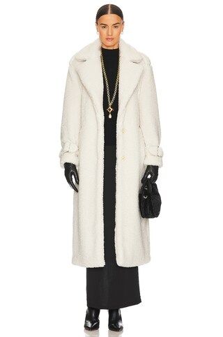 Ena Pelly Harri Oversized Teddy Coat in Bone from Revolve.com | Revolve Clothing (Global)