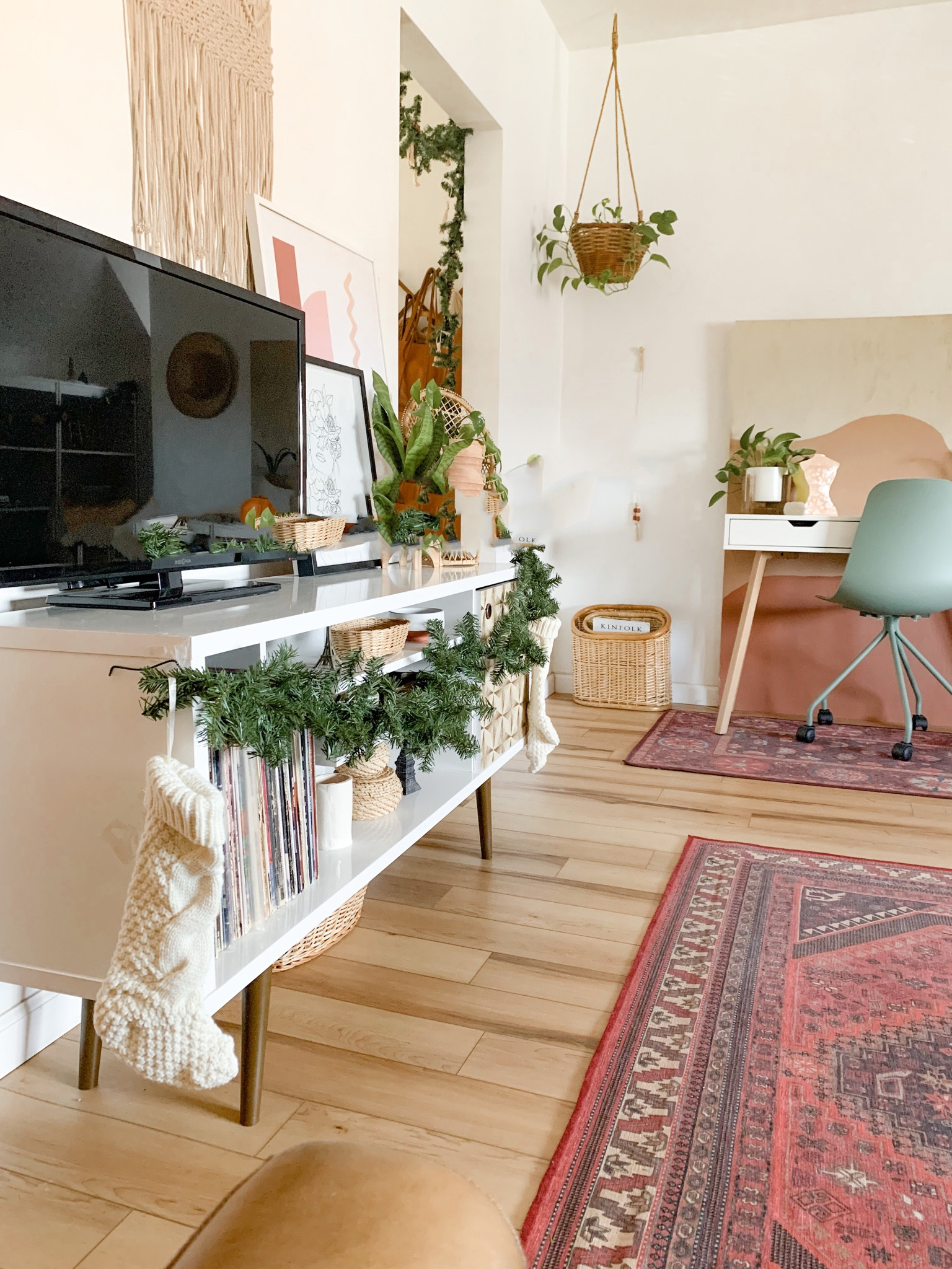 Boho living room + Christmas decor inspo! 🧡🎄

#LTKhome #LTKHoliday #LTKstyletip