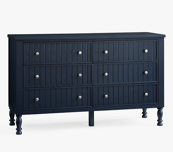 Catalina Beadboard 6-Drawer Dresser (56w x 19d") | Pottery Barn Kids