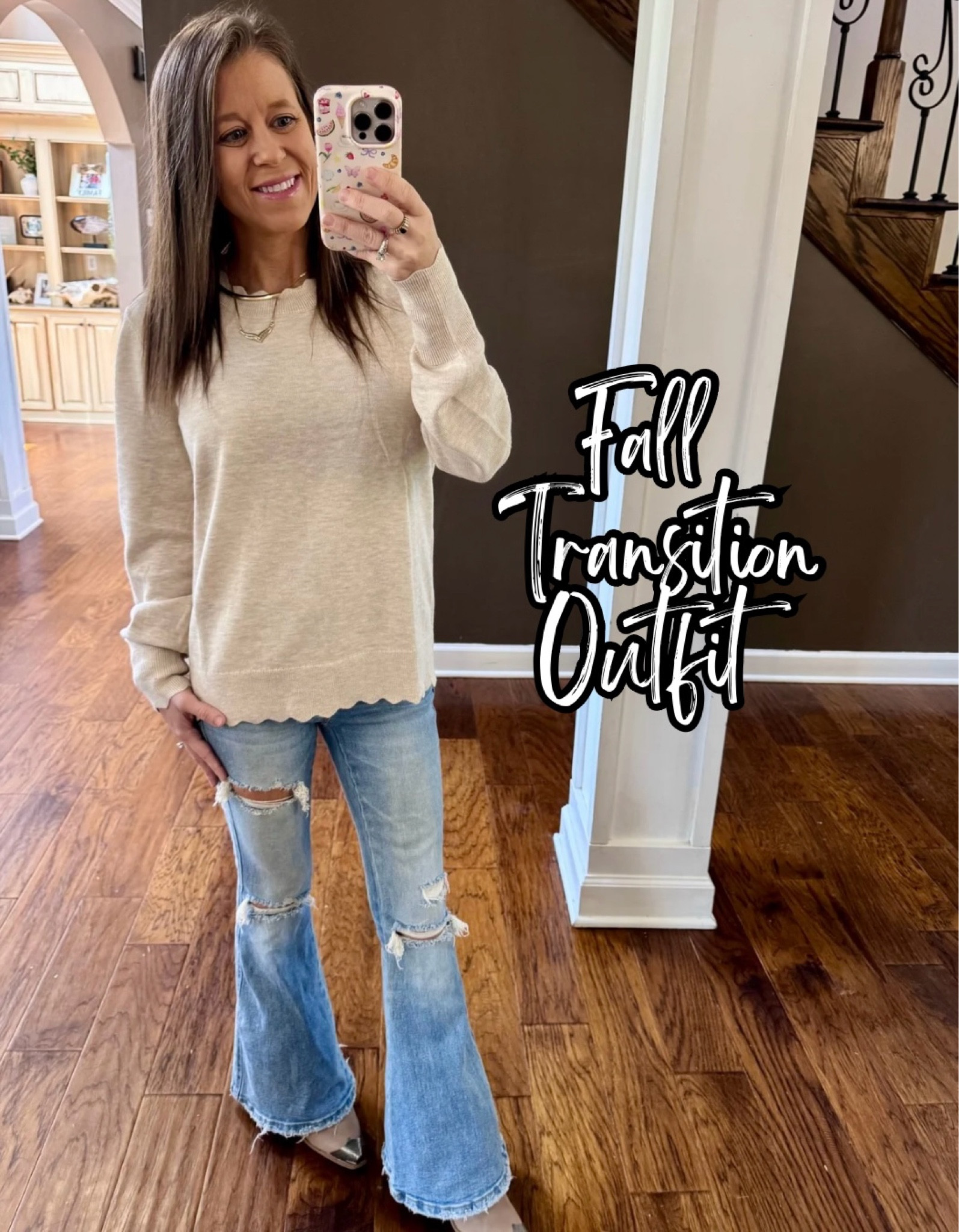 Amazon Neutral Sweater with flare distressed jeans and boots is my go to casual budget friendly outfit. This cozy sweater is so soft and comes in multiple colors and I love the Scallop Detail. 


amazon fall outfits|affordable style|cozy amazon finds|cozy autumn fashion|cold weather outfits

#LTKFindsUnder50 #LTKPetite #LTKStyleTip
