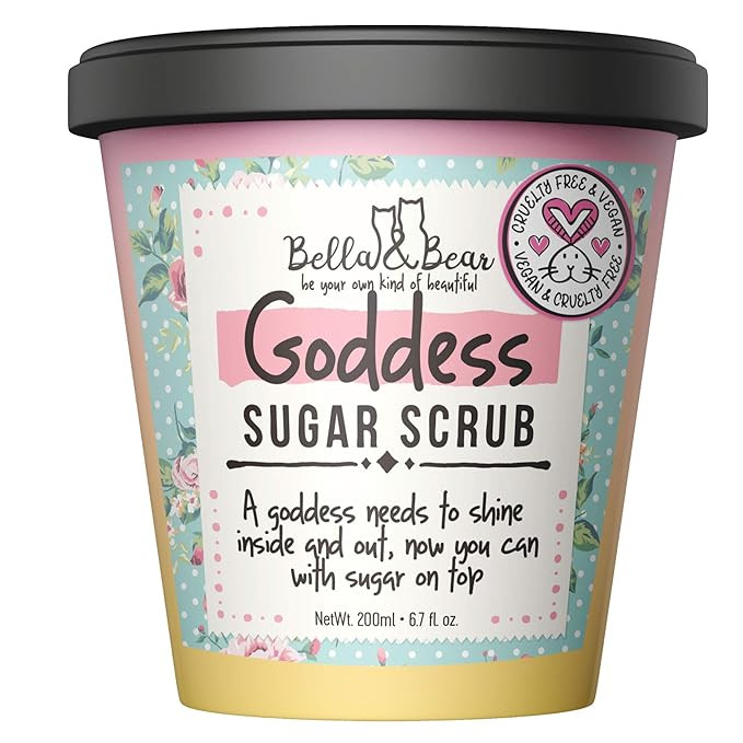 Bella and Bear Goddess Sugar Scrub - Exfoliating Body Scrub - Cleanser - Skin Softener - 3 in 1 -... | Amazon (US)