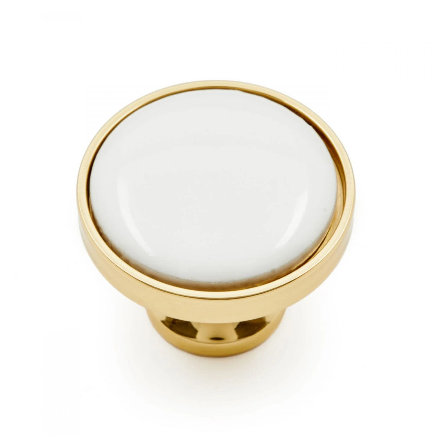 1 1/4" Mushroom Knob with Porcelain Inset CK Series | Wayfair North America