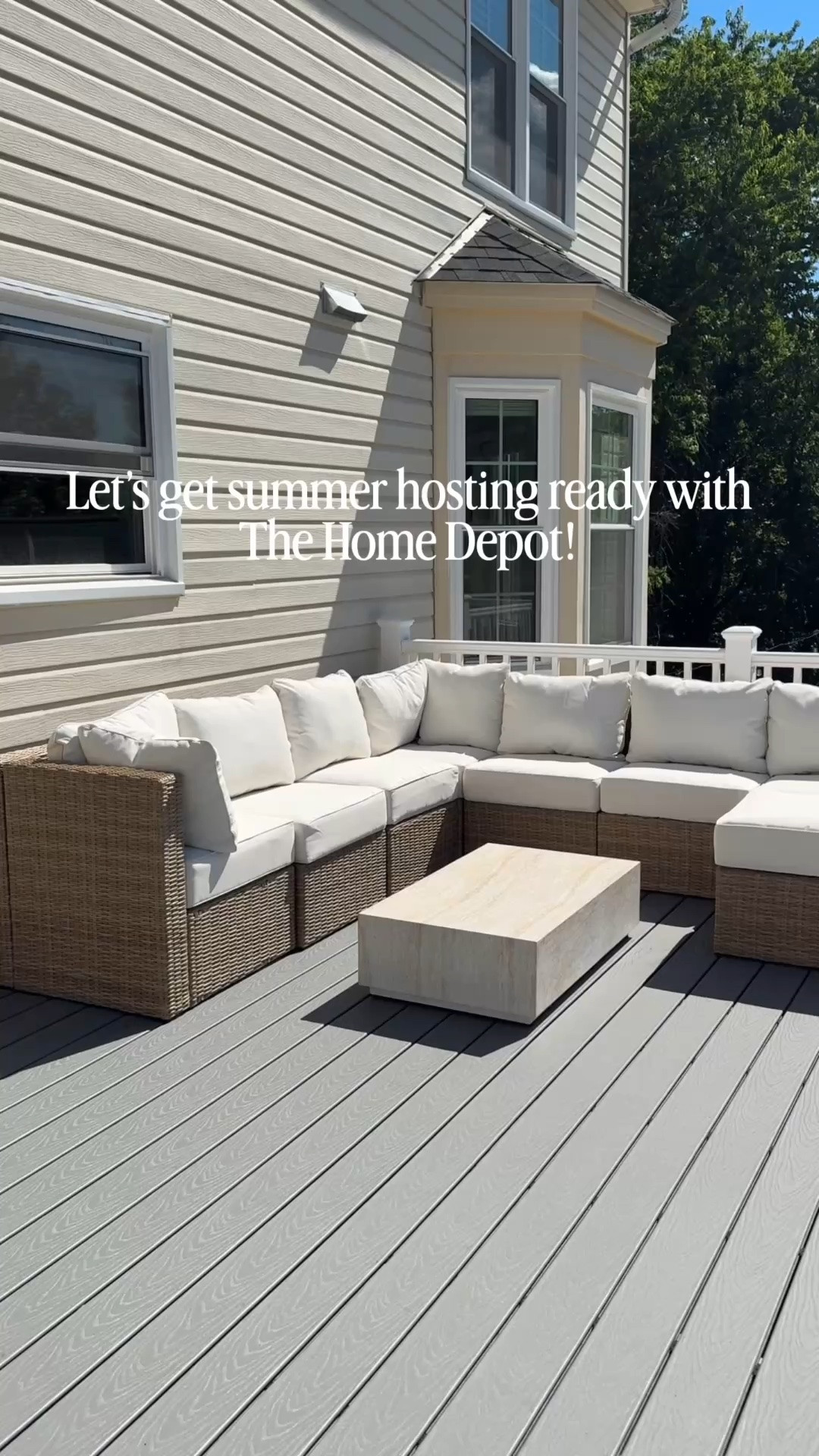 Back deck is ready for summer hosting 🙌

#LTKHome #LTKSeasonal