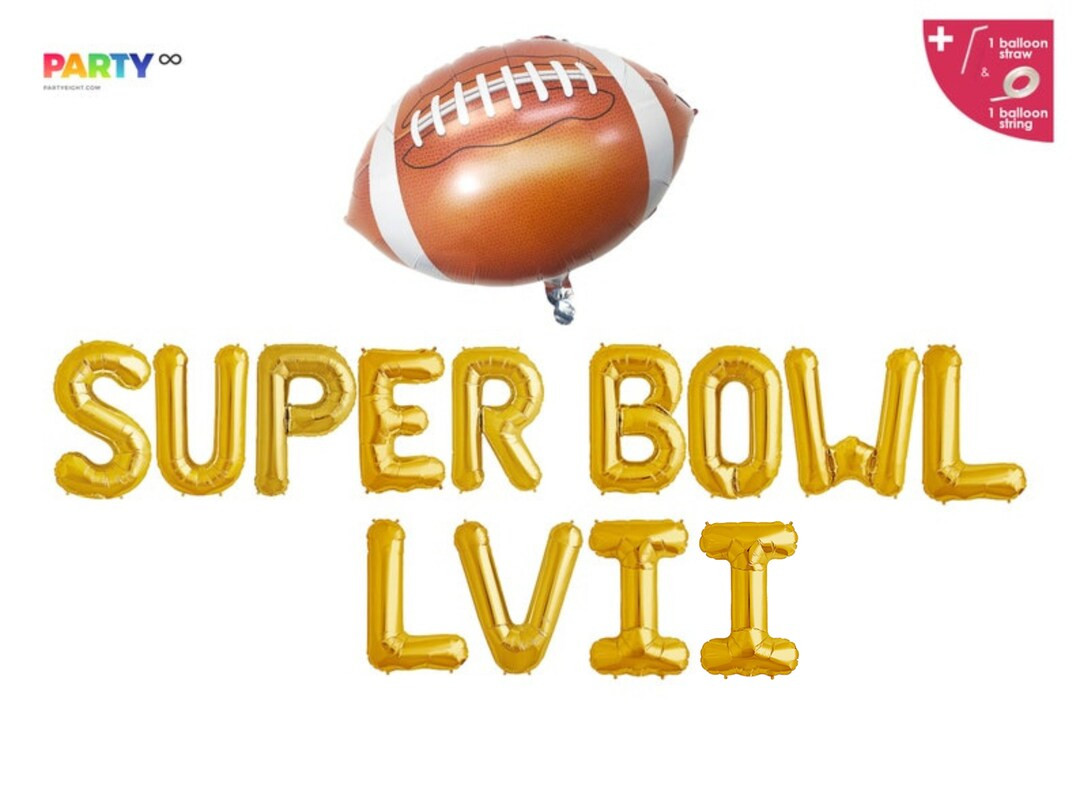 NFL Superbowl LVII Party Decorations | Super Bowl 2023 Balloon Banner | Game Day | Go bengals | C... | Etsy (US)