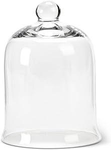 Abbott Collection 27-Carolyn Sm Bell Shaped Cloche-7" H, Clear | Amazon (US)