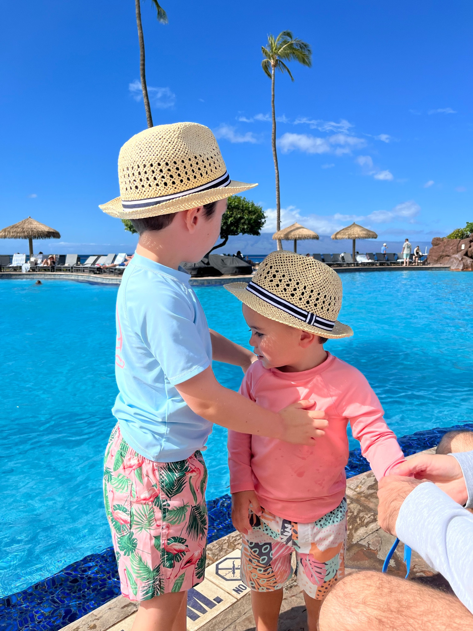 Love the boys in their little matching outfits in Hawaii!! 

Vacation, vacation finds, resort, Hawaii, vacay, disney, sandals, sunglasses, travel, plane travel, kids travel, beach, beach bags, sandals, swim, coverup, dresses, sundresses, travel outfit, ootd, Alex, Alex garza 

#LTKbaby #LTKswim #LTKfamily