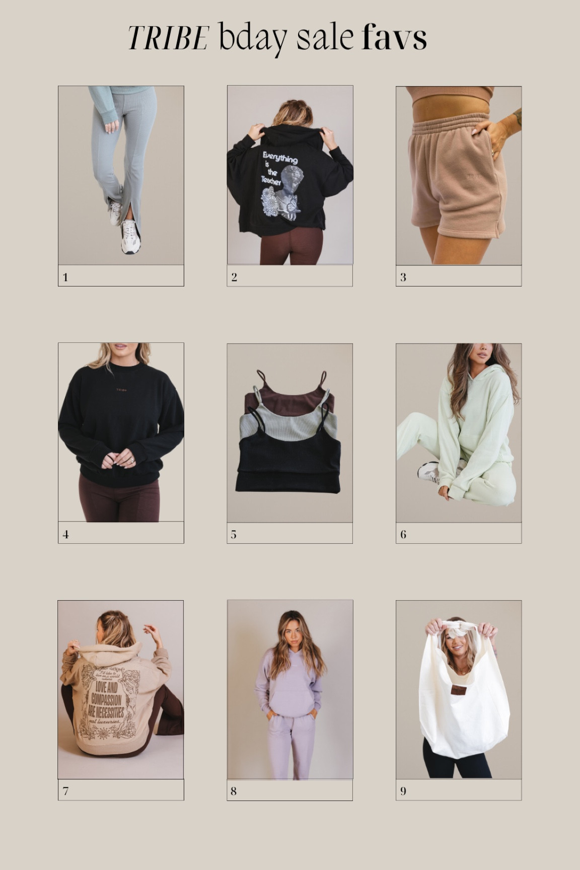 My picks for the Tribe Kelley birthday sale! 

#LTKfit #LTKstyletip #LTKsalealert