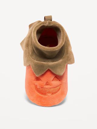 Faux-Fur Pumpkin Slippers for Baby | Old Navy (US)