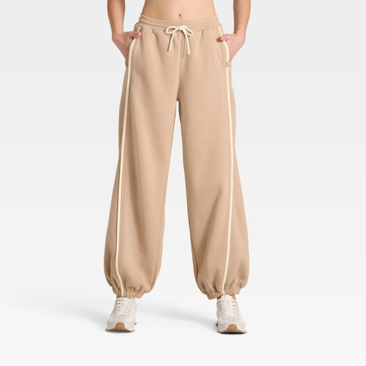 Women's Barrel Leg Fleece Jogger Sweatpants - JoyLab™ | Target