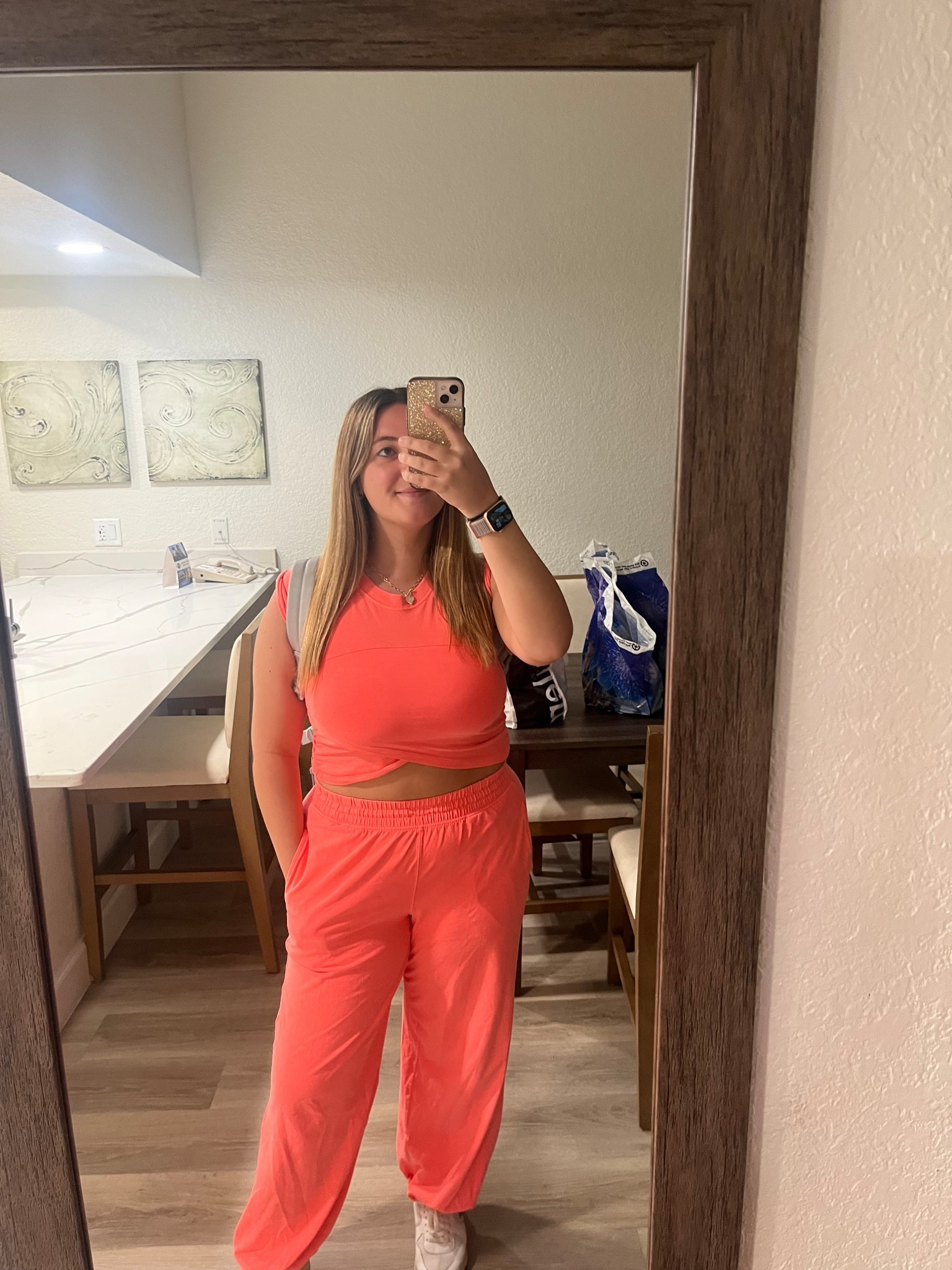 Leaving Disney today😢 but loving with free people movement bright orange set!

#LTKStyleTip #LTKActive #LTKMidsize