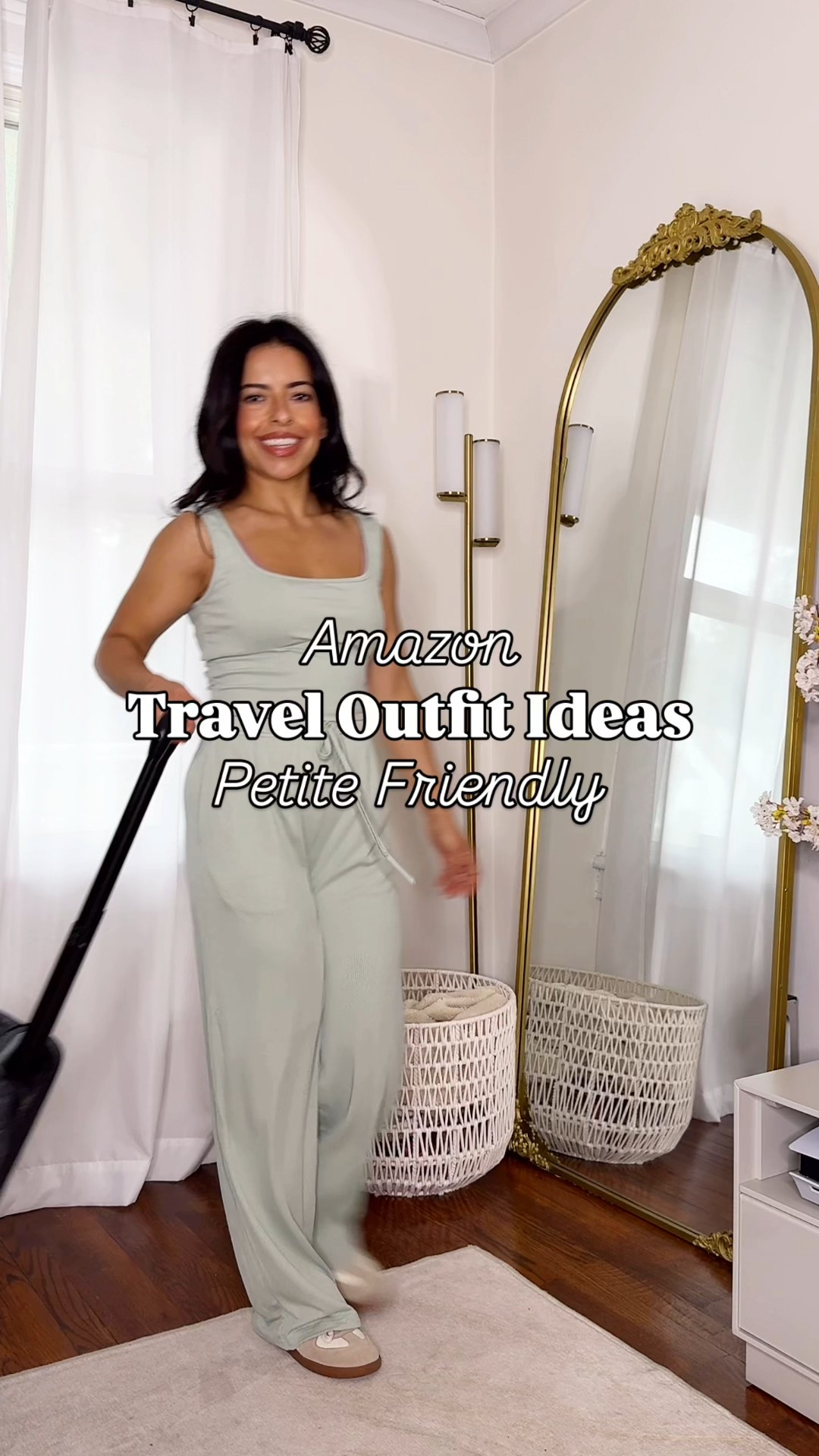 Petite friendly Amazon travel airport outfit ideas. Perfect for summer or transition to fall. Size small in everything. All outfits come in a set! Affordable loungewear 

#LTKPetite #LTKFindsUnder100 #LTKTravel