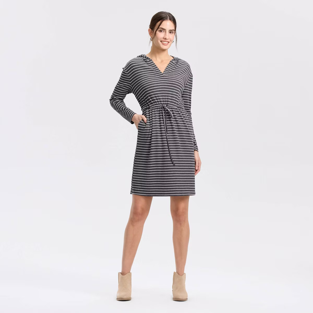 Women's Long Sleeve Knit Mini A-Line Dress - Universal Thread™ | Target
