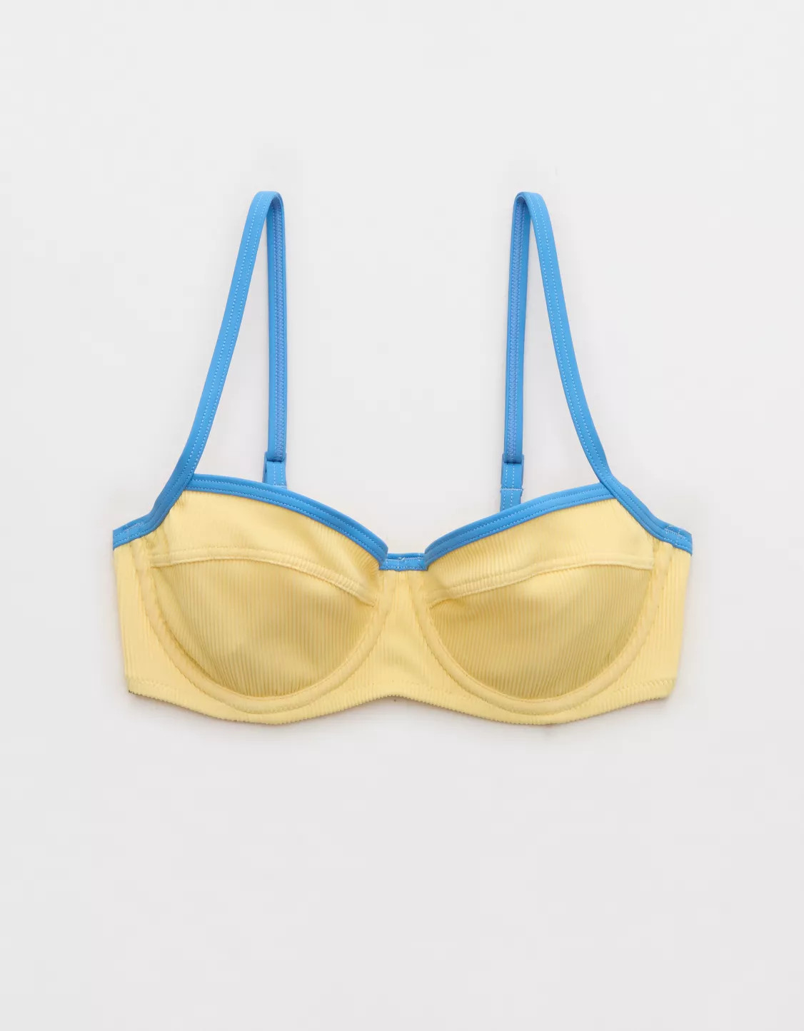 Aerie Unlined Underwire Ribbed Bikini Top | Aerie
