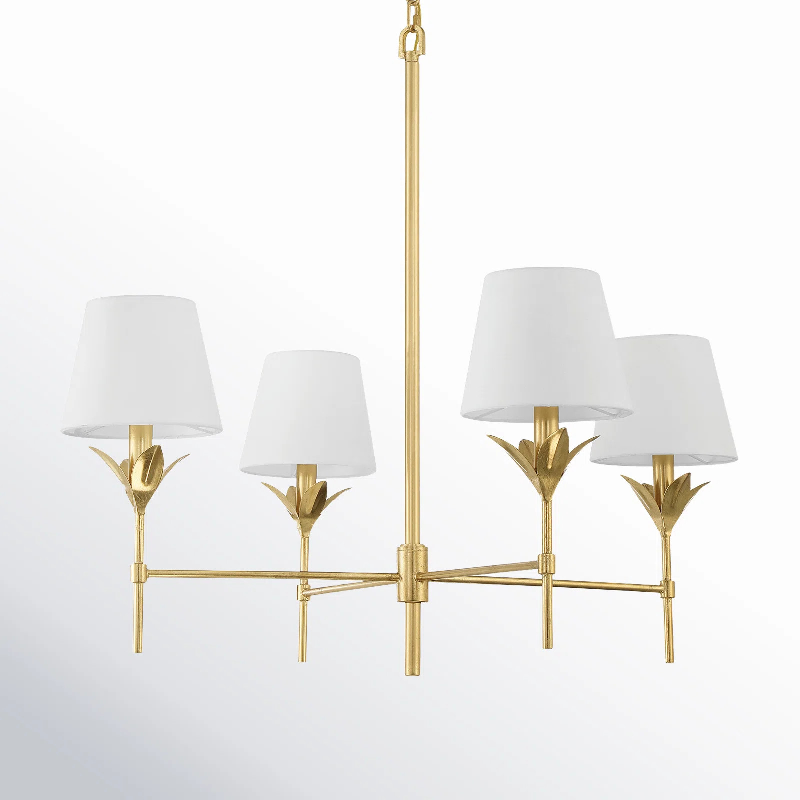 4 - Light Metal Dimmable Chandelier | Birch Lane