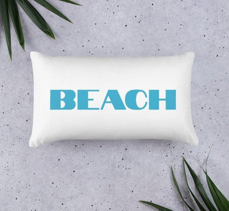 Beach Pillow - Beach Decor - Throw Pillow - Beach House Decor - Nautical Pillow - Decorative Pill... | Etsy (US)