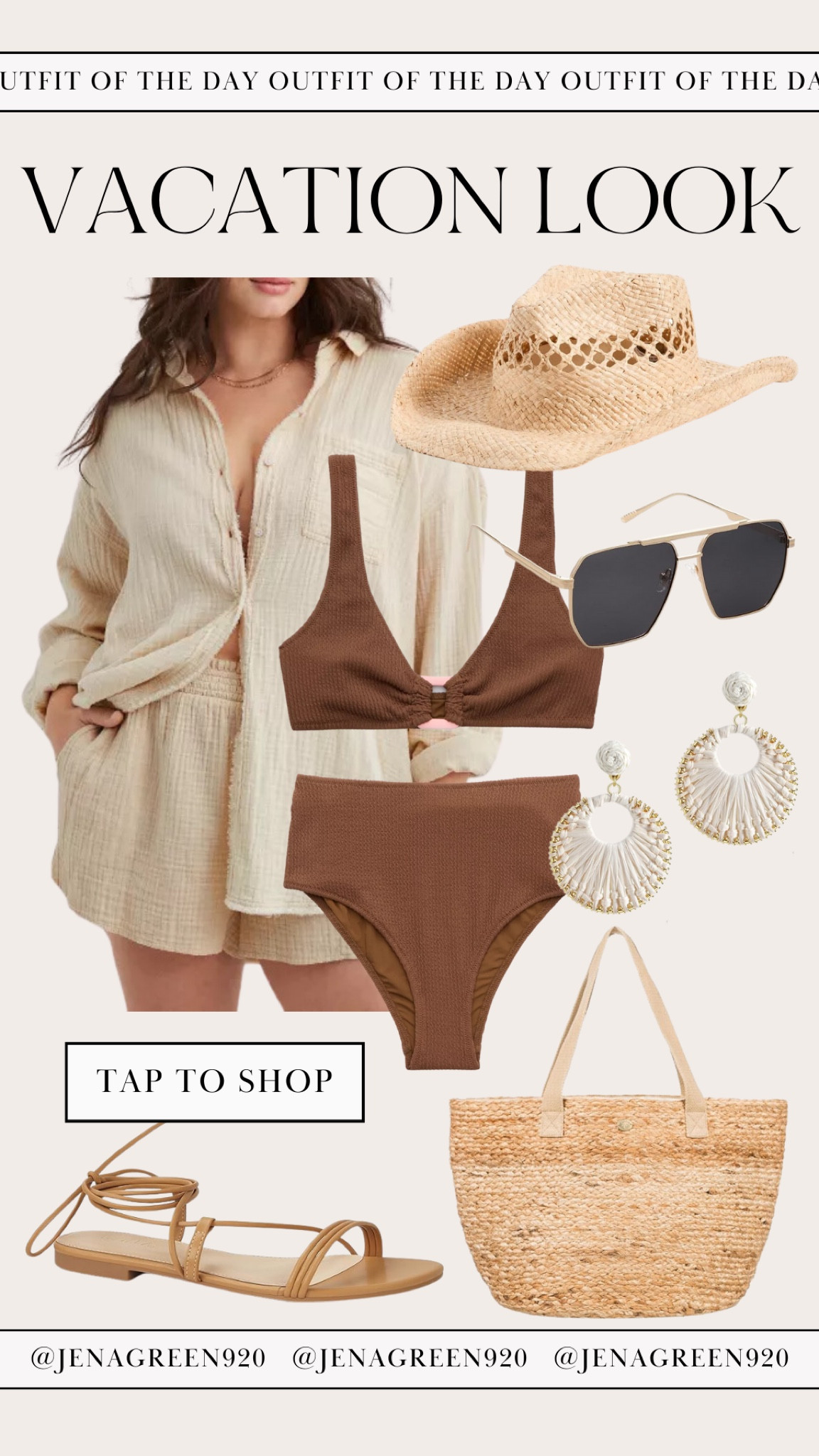 Vacation Look | Vacation Outfit | Swimsuit | Aerie Swim | Coverup | Beach Bag | Straw Hat | Resort Wear 

#LTKtravel #LTKswim #LTKfindsunder100
