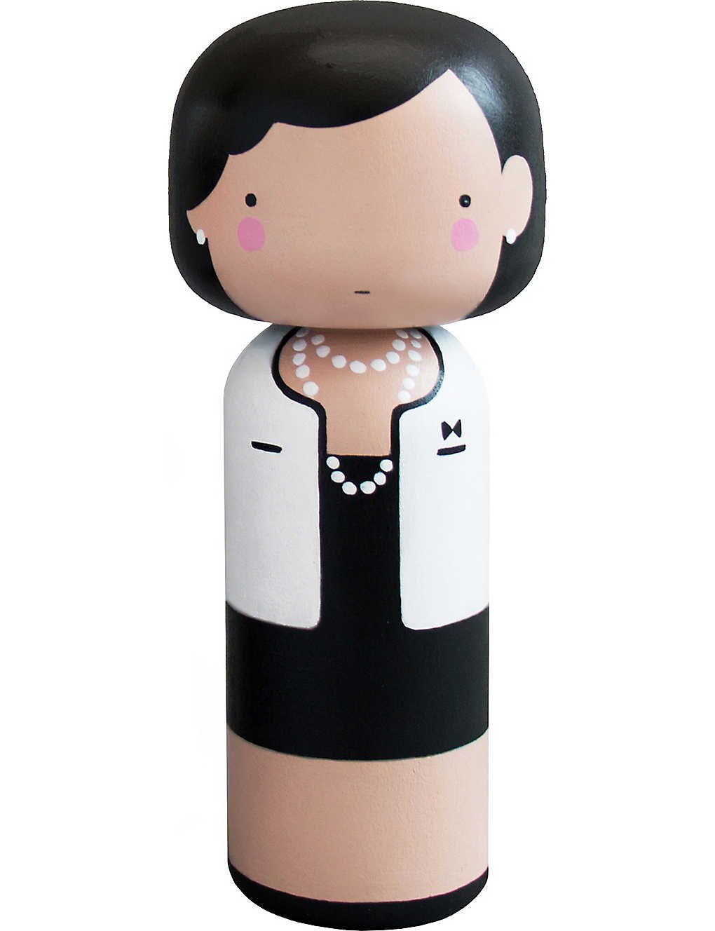 Sketch Inc Coco Chanel wooden kokeshi doll | Selfridges