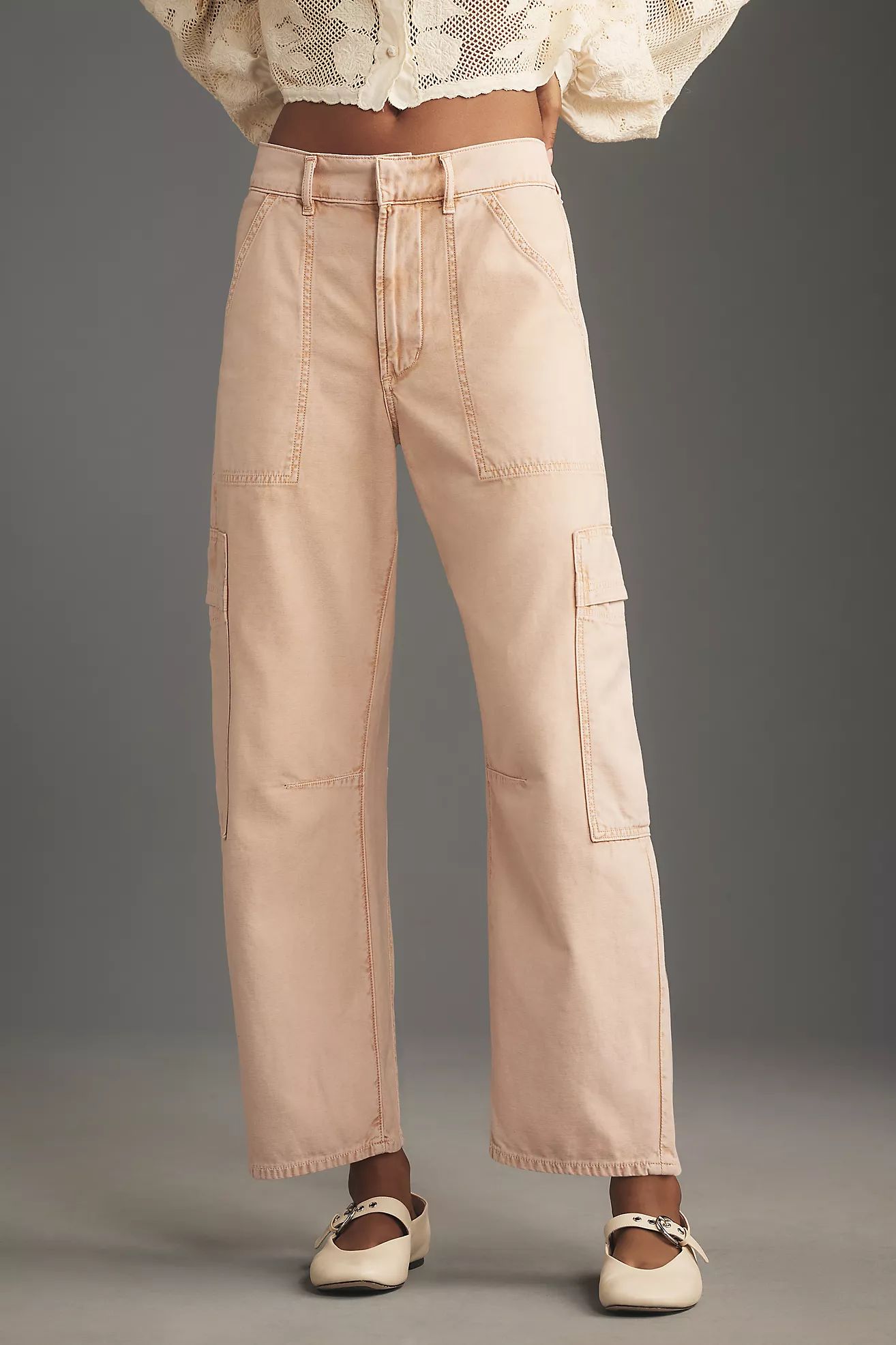 Citizens of Humanity Marcelle Cargo Barrel Pants | Anthropologie (US)