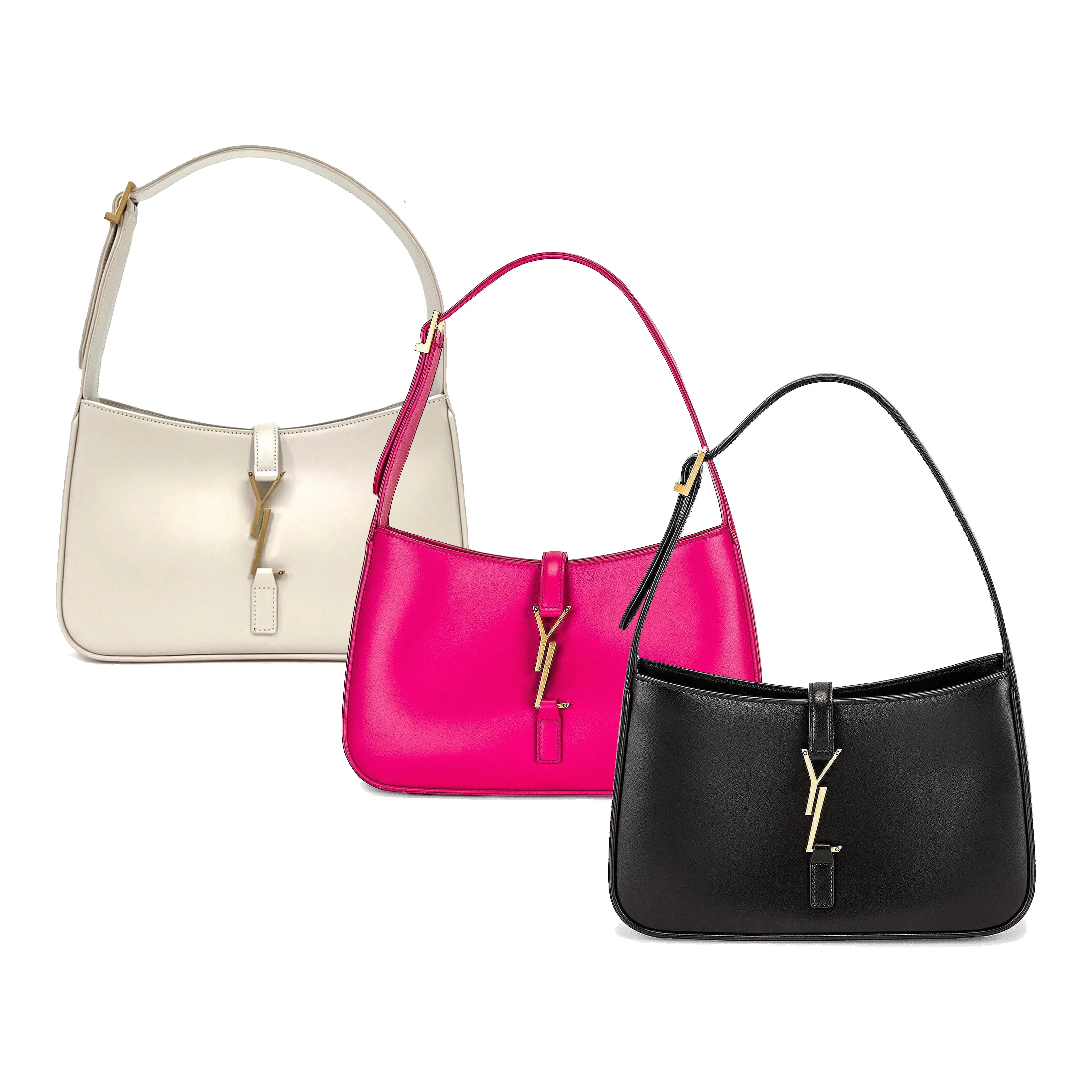 Mens Handbag Le5a7 Saddle Underarm Bag Womens Crocodile Leather Purse Hobo Luxury Designer Tote S... | DHGate