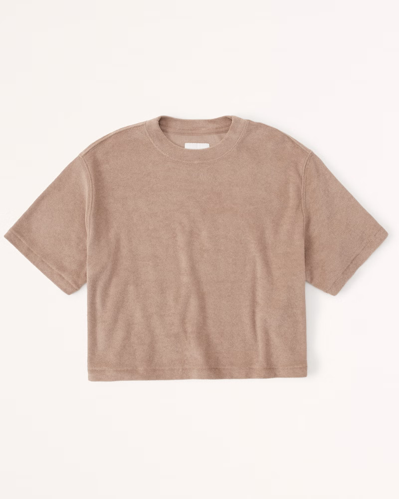 Women's Towel Terry Crew Tee | Women's New Arrivals | Abercrombie.com | Abercrombie & Fitch (US)